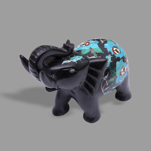 Marble Elephant Statue