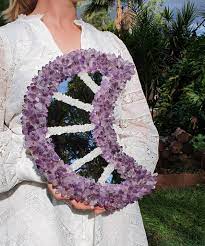 Amethyst Moon Wall Mirror For Handmade Kitchen Décor Furniture
