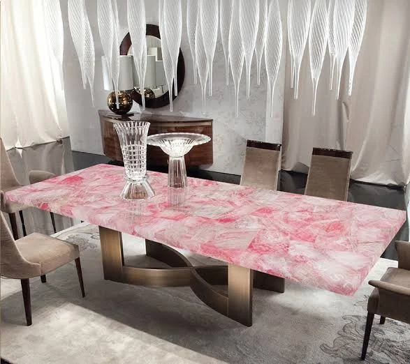 Best Rose Quartz Dining Table